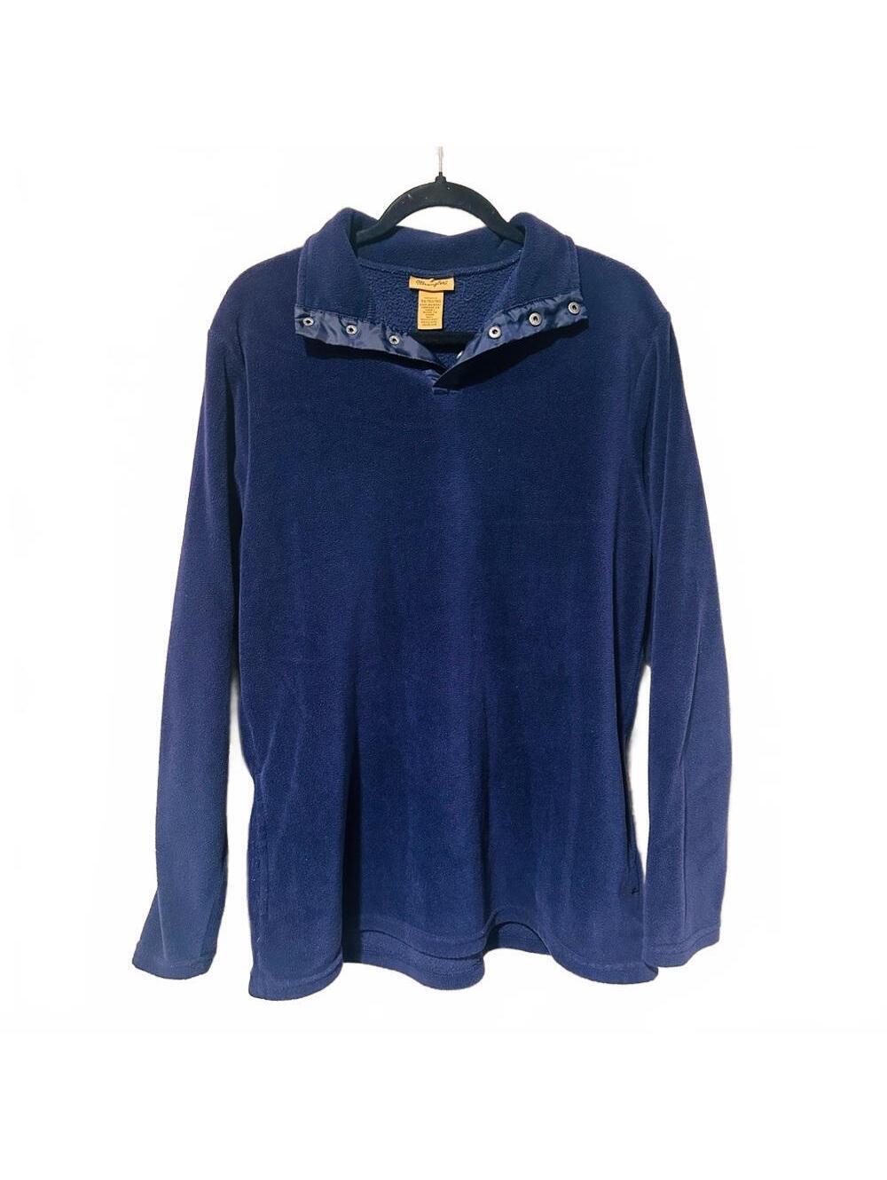 Wrangler Men's Crewneck Sweater - Navy Blue